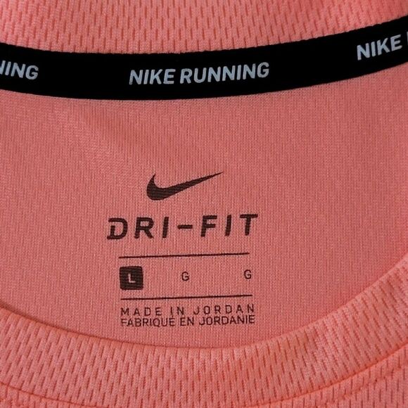 Nike Women's Orange Dri-FIT Crewneck Short Sleeve Top - Picture 6 of 16